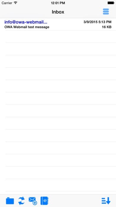 OWA Webmail | スクリーンショットその1