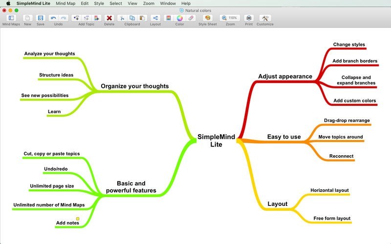 SimpleMind Lite - Intuitive Mind Mapping | iPhone・Android対応のスマホアプリ探すなら.Apps