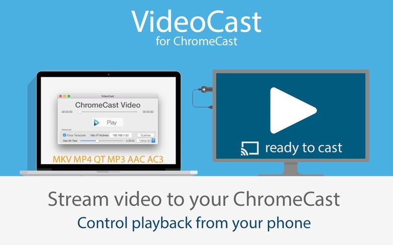 videocast for chromecast mac
