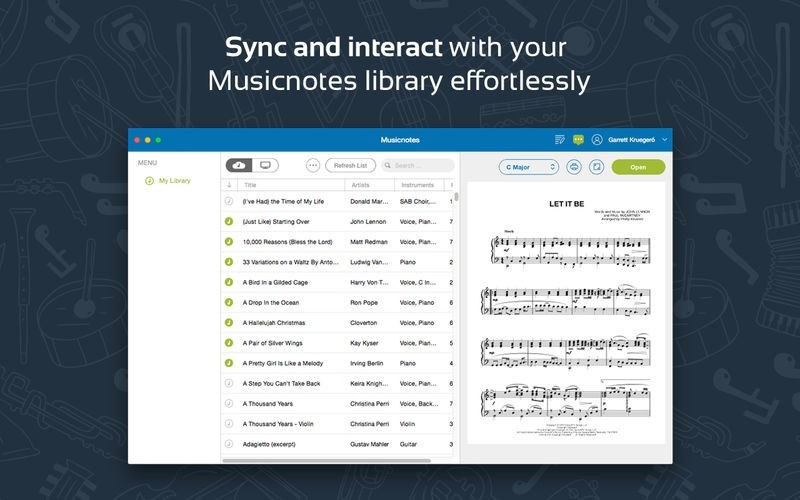 Musicnotes Sheet Music Player iPhone・Android対応のスマホアプリ探すなら.Apps