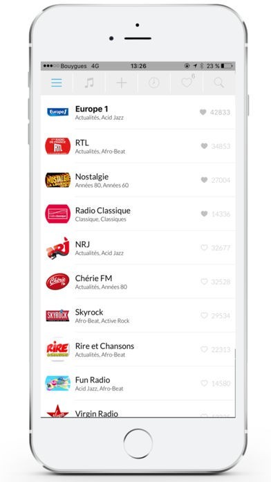 ラジオ フランス | スクリーンショットその1