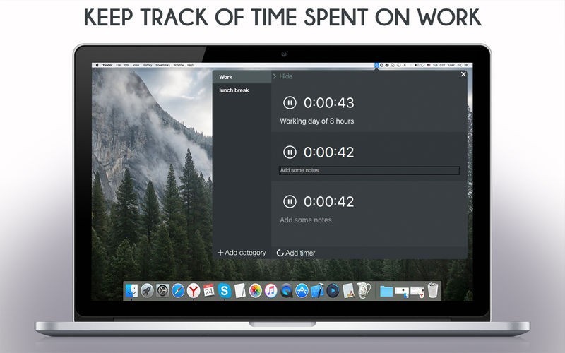 work timer desktop