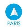 パリ旅行者のためのガイドアプリ 距離と方向ナビのPilot(パイロット) アイコン