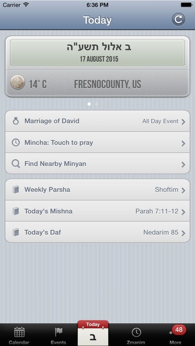 Jewish Cal IPhone Android Apps
