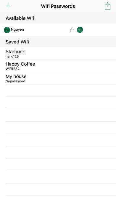 WiFi-Passwords | スクリーンショット