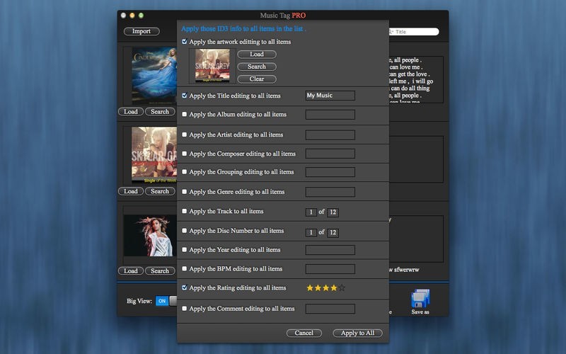 music track information editor batch id3 editor