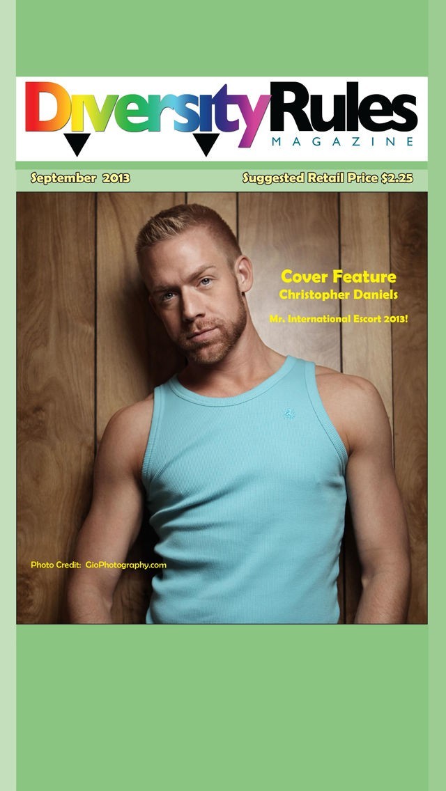 Diversity Rules Magazine Queer community life publication iPhone