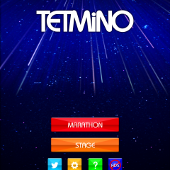 ランキングイン！パズルゲームの王道テトリスの進化版「究極の脳トレ TETMiNO」のアイコン