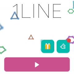 App Storeのパズルゲームランキング37位！一筆で点と点を結べ！「1LINE」のアイコン