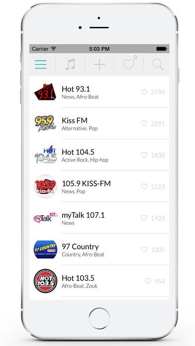 ラジオ アメリカ - アメリカのラジオ | スクリーンショットその1
