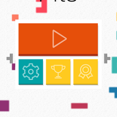 パズル好きは必見！全900ステージやりごたえ十分のゲームアプリ「頭が良くなるブロック パズル Fits」のアイコン