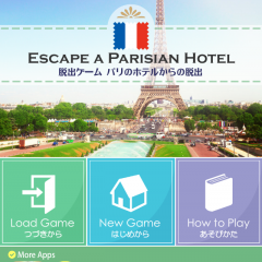 脱出ゲームアプリ「パリのホテルからの脱出」の魅力を紹介のアイコン