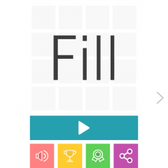 頭が良くなる一筆書きパズルゲーム「Fill」のアイコン
