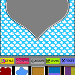 ポップなデザインで写真をキュートに加工できるアプリ「Baby Photo Frames」のアイコン