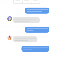メールのやり取りがストレスフリーにするアプリ「MailTime - チャット形式のEメールアプリ：IMAPメール対応 」のアイコン
