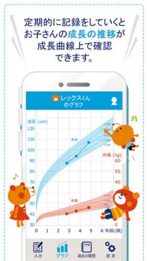すくすく成長曲線 Iphone Androidスマホアプリ ドットアップス Apps