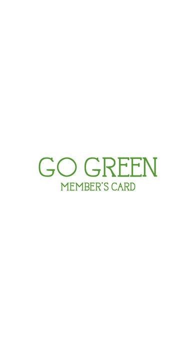 GO GREEN CARD公式アプリ | スクリーンショットその1