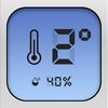 デジタル温湿度計-室内と屋外の温度と湿度の測定 アイコン