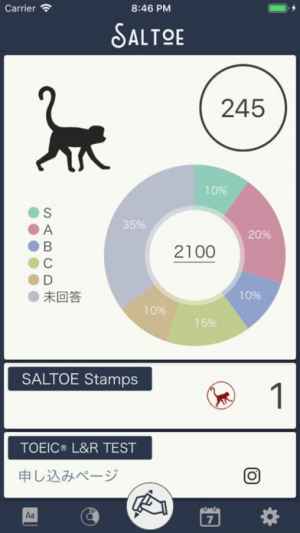 サルトエ Toeic英単語学習アプリ おすすめ 無料スマホゲームアプリ Ios Androidアプリ探しはドットアップス Apps