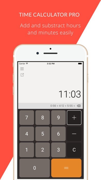 時間と分の電卓 | スクリーンショット