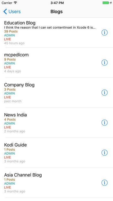 App for Google Blogger | スクリーンショットその1
