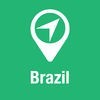 ビッグガイド ブラジル 地図＋観光客ガイドとオフラインボイスナビゲーター アイコン