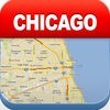 シカゴオフライン地図 - シティメトロエアポート アイコン