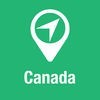 ビッグガイド カナダ 地図＋観光客ガイドとオフラインボイスナビゲーター アイコン
