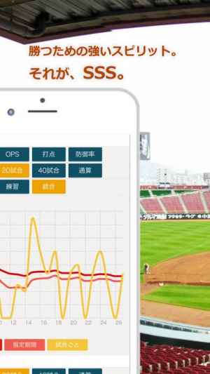 野球選手向けスコア分析 タッチスコア Sss Iphone Androidスマホアプリ ドットアップス Apps