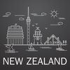 ニュージーランド 旅行 ガイド ＆マップ アイコン