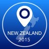 ニュージーランドオフライン地図+シティガイドナビゲーター、観光名所と転送 アイコン