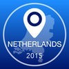 オランダオフライン地図+シティガイドナビゲーター、観光名所と転送 アイコン