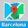 バルセロナ地下鉄道観光マップ乗換案内旅行 Barcelona metro JR map guide アイコン