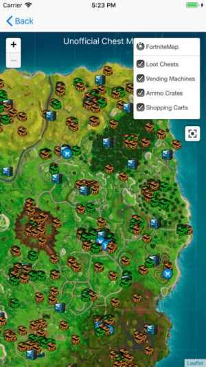 Chest Map For Fortnite Iphone Androidスマホアプリ ドットアップス Apps