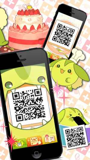 きゅうあ る Qr作成も読み取りも 可愛いのに最速級 連絡先交換に最適 無料 Qrコードリーダー For Iphone Iphone Android対応のスマホアプリ探すなら Apps
