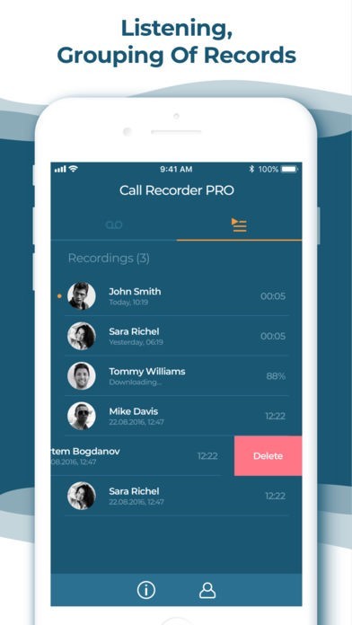 Call Recorder App for iPhone | iPhone/Androidスマホアプリ - ドット ...
