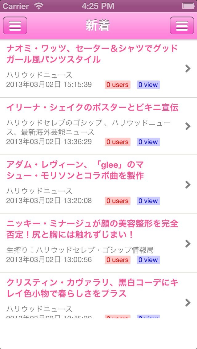 ハリウッドゴシップマスター | スクリーンショットその1