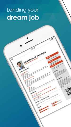 resume builder go2job resume iphone androidスマホアプリ apps