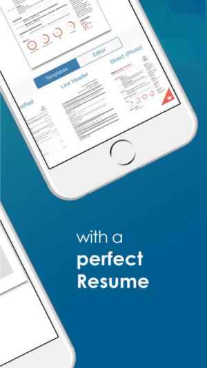 resume builder go2job resume iphone androidスマホアプリ apps