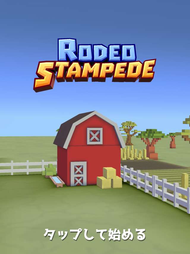 ▲タイトル画面しか出番のない農場 | 『Rodeo Stampede: Sky Zoo Safari』のレビューと序盤攻略