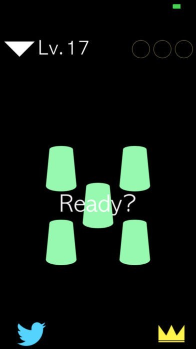 カップシャッフル - 動体視力テスト | スクリーンショットその2