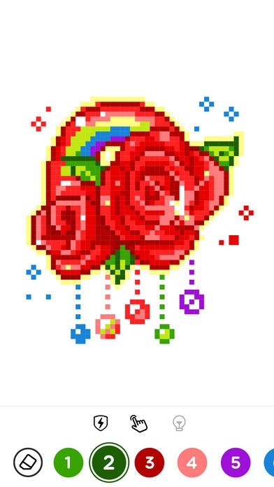 No Draw ドット絵数字着色 Iphone Androidスマホアプリ ドットアップス Apps