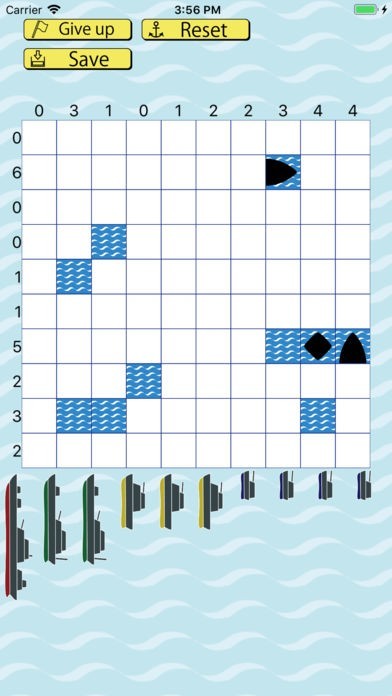 戦艦パズル | スクリーンショットその1