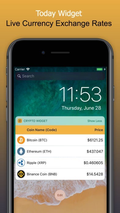 BlNANCE Crypto : Widget | スクリーンショットその2