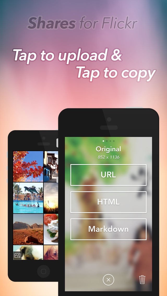 Shares for Flickr | スクリーンショットその1
