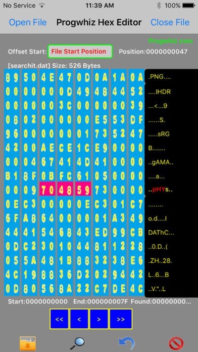 Progwhiz Hex Editor | スクリーンショットその1