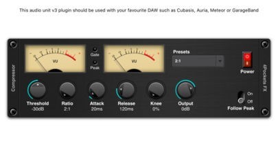 Audio Compressor AUv3 Plugin | スクリーンショットその1