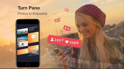 Get Mega Likes with Pano Crop | スクリーンショットその1