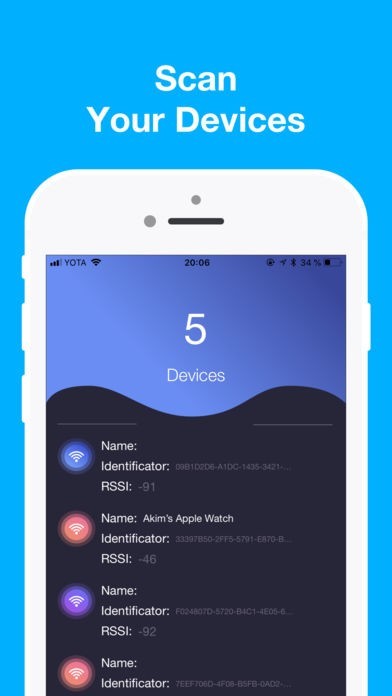 BT Notifier Scanner | スクリーンショットその1