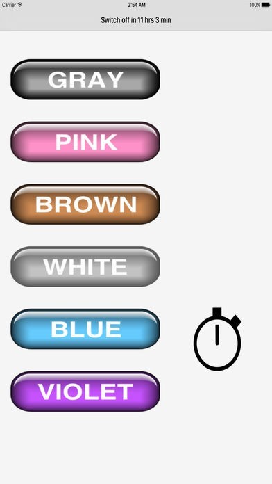 Noise (gray, pink, brown, white, blue, violet) | スクリーンショットその1